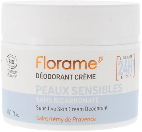 Florame Déodorant Crème 24H Peaux Sensibles Bio 50 g