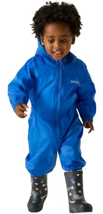 Regatta Toddlers Kids Puddle Suit Waterproof & Reflective All-in-One Rainsuit