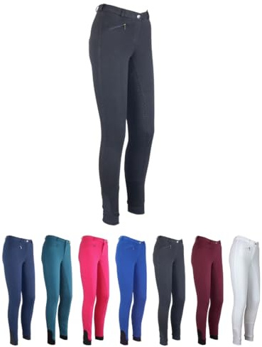 RL24 - Kinder-Reithose Flex Basicline – Schwarz – Gr. 152