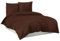 Mixibaby Bettwäsche Bettgarnitur Bettbezug 100% Baumwolle 135x200 155x220 200x200 200x220, Farbe:Braun, Größe:155 x 220 cm