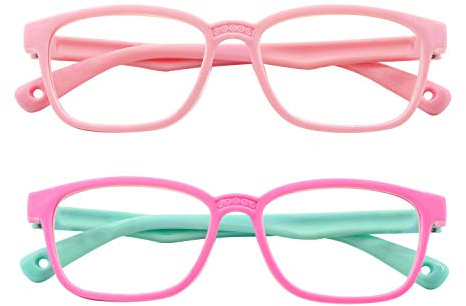 Outray Gafas cuadradas de gran tamaño con bloqueo de luz azul para mujer, marcos gruesos bonitos y elegantes
