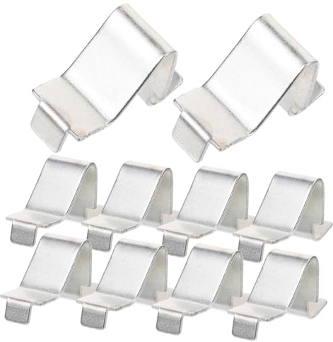 Garneck 12pcs Heavy Duty Cabinet Shelf Clips Metal Support Brackets for Filing Cabinets Durable Shelving Clips for Bookcase and Office Storage Easy to Install Sturdy Structure