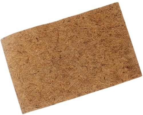 Artibetter Alfombra de Fibra Natural para Reptiles Sustrato Térmico 60X40X1 CM para Terrarios de Tortugas Reptiles y Geckos Tapete Aislante para Protección y Bienestar