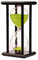 Lodunsyr Reloj Temporizador De Arena Hogar Ornamento Escritorio De Oficina Reloj De Arena 60 Minutos Decoración para Sala Juego De La Escuela Cocina 60 min Reloj De Arena Verde
