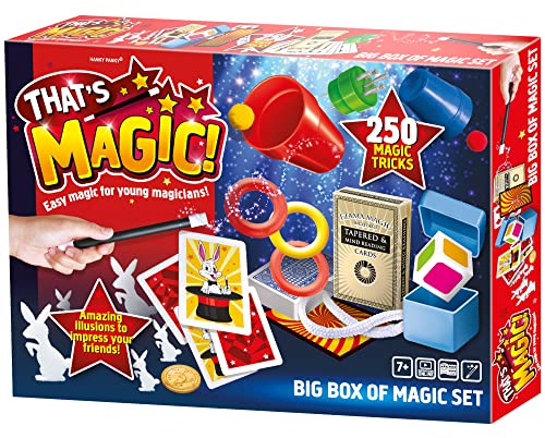 That's Magic - Big Box Set - Featuring 250 Fun Easy Tricks For Young Magicians - Helps Build Childrens Motor Skills and Confidence - Includes Props, Videos and Instructions, 7+ Years