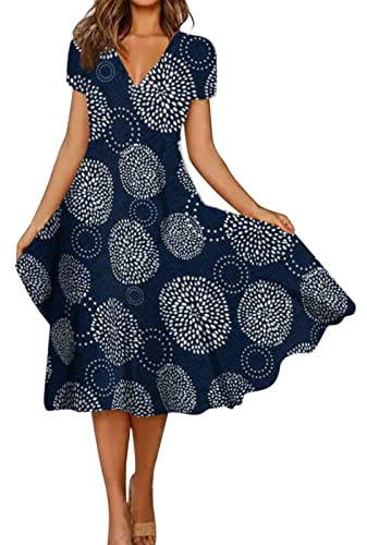 NNGOTD Robes Sculptantes Femme Californienne avec Poches et Short intégré Couleur Unie Col V Mini Robe Dentelle Creuse Robes à Manches à Volants Robe de Plage Robe été Femme