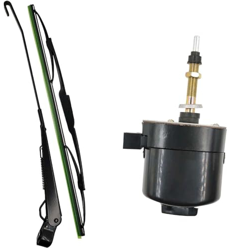 VHEUHZ Scheibenwischermotor 12V Armwischermotor Windschutzscheibenwischer 105° für Traktoren Traktor Boot Universaltyp