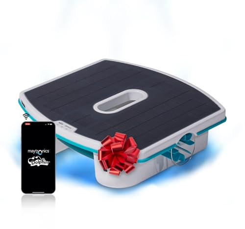 Dolphin Robot Nettoyeur Skimmer de Piscine Skimmi - Nettoie la Surface de l’Eau grâce Son Panneau Solaire Intelligent