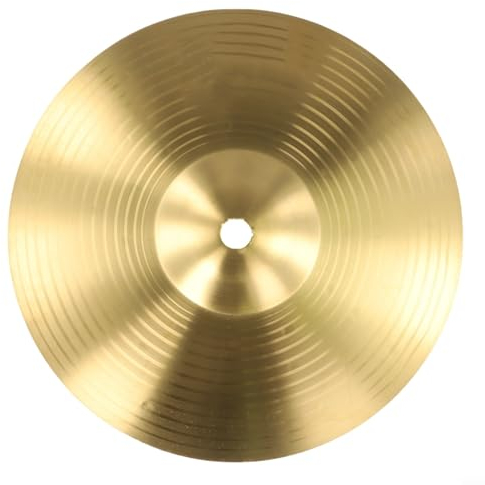 YUANGANG Juego de platillos de latón para percusión Splash Crash Hi Hat Jazz Drum Platillo para batería para instrumento de latón (8 pulgadas)