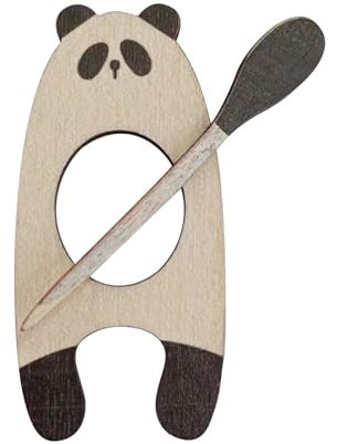 Broche en bois pour décoration créative, châle, écharpe, chemisier (B, taille unique), Bois, Pas de gemme