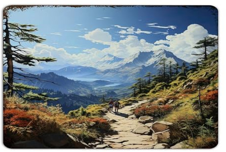 Letreros de metal personalizados del parque nacional de los glaciares, placa de metal para puerta, jardín, garaje, montaña, lago, naturaleza, paisaje, imagen, póster artístico, regalo para salón, 12 x