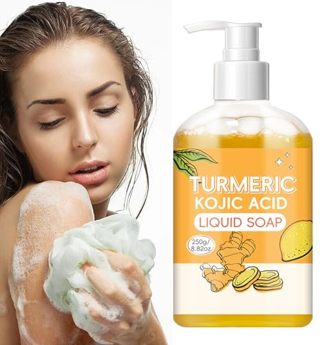 Jabón Líquido Gel de Baño - Jabón Exfoliante,250ml Hidratante Refrescante Purificante Loción Natural Piel Grasa Sensible Control Olores Uso Diario Gimnasio Spa Viaje Cuidado Post-Solar