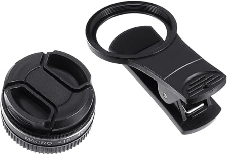 Happyyami Lente Macro Móvil 15X 30X Recubrimiento Antidesenfoque y Clip Ajustable para Detalladas en Viajes y Eventos 4K