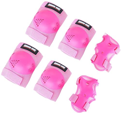 SOHOUR HOME Kids/Youth Knee Pads Elbow Pads Wrist Guards 3 in1Protective Set, for 3-15 Years Child Roller Skates, Cycling, Inline Skating, Skateboard, BMX Bike, Balance Bike, Scooter Riding Sports