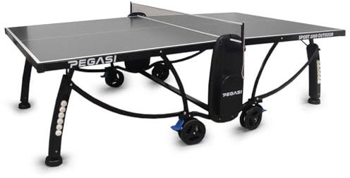 Tischtennisplatte Pegasi 1000 Outdoor Schwarz