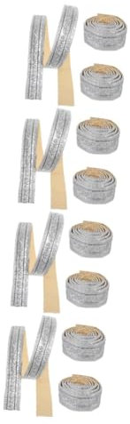 Homoyoyo 4 Juegos Tira Autoadhesiva Para Calafatear Esquineras Protectoras Pegatinas Pared Baño Decorativo Línea De Techo De Moldura Borde De Papel Tapiz Adhesivo Espuma 3 Piezas * 4