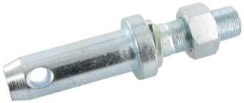 G.L.D. Forniture Perno di collegamento inferiore per attacco attrezzi diametri 22-28 Lunghezza 150 mm filetto M22x1,5 mm con dado di bloccaggio