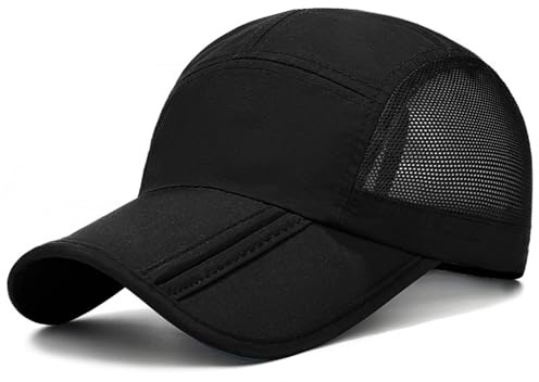 HORREX Atmungsaktiv Cap Herren, UV Beständig Basecap Herren, Schnelltrocknend Kappe Damen, Faltbar Cappy Frauen Unisex Baseball Cap fur Zum Angeln Laufen Bootfahren Radfahren Bergsteigen Camping