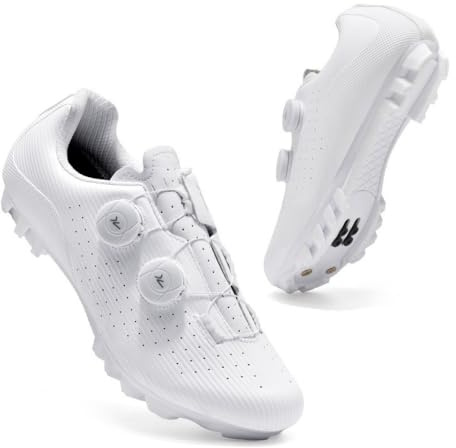 Mateju Zapatilla de Ciclismo Hombre Mujer, Zapatillas Ciclismo Carretera Exterior MTB Compatibles con SPD Lock System, Unisex Adulto Zapatos Bicicleta -XT200