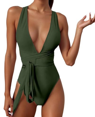 Maillot de Bain Femme 1 pièce Gainant Ventre Plat Amincissant Chic Sexy Vintage élégant Dos Nu Push up rembourré Plage été A58