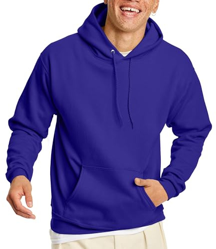 Hanes Ecosmart - Sudadera con Capucha de Forro Polar de Peso Medio, Sudadera con Capucha para Hombre Sudadera con Capucha Hombre (Pack de 1)