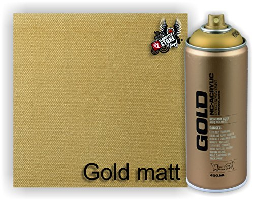 Montana Cans Sprühdose 400ml Gold Matt, Metallic Effect