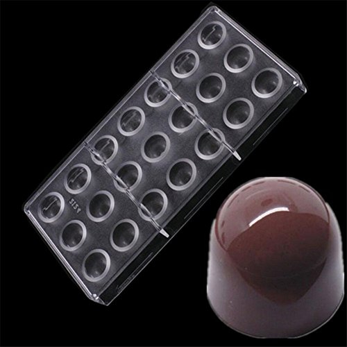 Ecosway Pralinenform, viereckig, mit 21 Löchern Pattern E