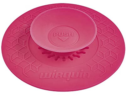 Wirquin 30722334 Bouchon et Filtre Universel Uppy adapté aux évacuations évier, lavabo, Baignoire, Rose