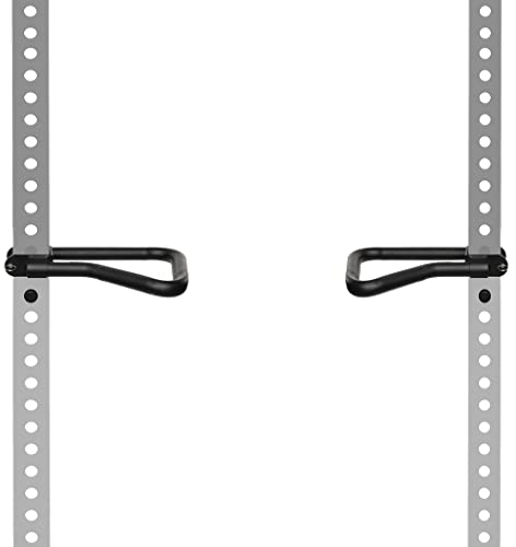 AmStaff Fitness Dip Bar Fäste för Squat & Power Rack - Kompatibel med (2 x 2 – 2,5 x 2,5 – 3 x 3)  rör med 1-tums hålställ – (2,5 x 2,5 cm rörställ)