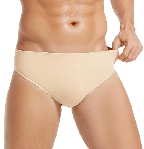 Spoxiyue Professional Ballet Nude Dance Briefs Men's Full-seat (Adult S, Nude)