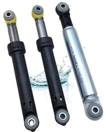 LICHTBLAU SUSPA 7381924 Lot de 3 amortisseurs pour machine à laver Miele I Amortisseur de vibrations 8 mm alésage 120N/75N 07381920 I Pièce de rechange pour machine à laver