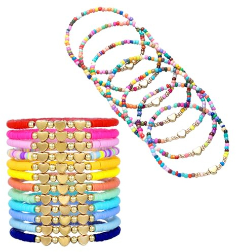 HSYWSH Braccialetti Dell'amicizia con Perline Bohémien Braccialetti dell'Amicizia Regali per Donne,comodi Braccialetto di Amicizia Gioielli Regalo per Donne, Uomini, adulti(Multicolore 1)