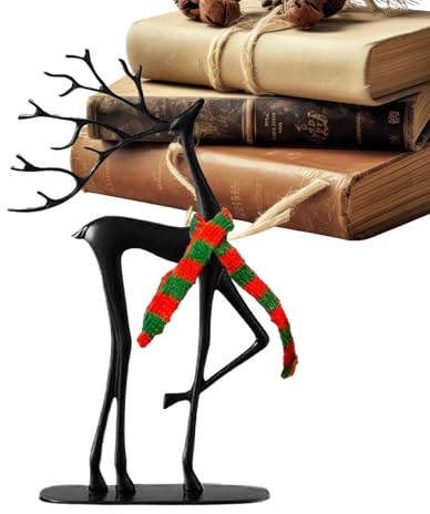 Decorazione Di Renna - Figurine Collezionabili In Resina Moderna | Figure Di Natale Decorazione Della Casa,Per Soggiorno Scrivania Mensola Ingresso Fattoria Ristorante Festa