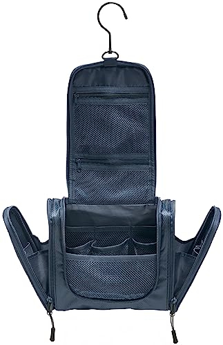 TRABONA Kulturbeutel zum Aufhängen für Herren - Waschtasche für Männer Premium-Qualität - Reise Kulturtasche mit verbessertem Konzept [2025]