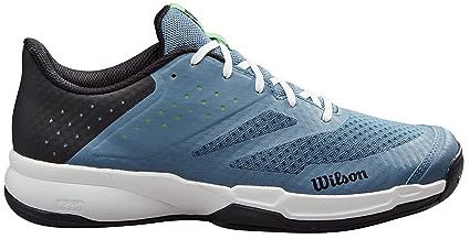 Wilson Kaos Stroke 2.0, Tennisskor Herr, Kina Blue Black Classic Green, 44 EU