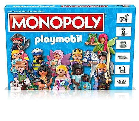 Winning Moves - Monopoly - Playmobil - Brettspiel - Alter 8+ - Deutsch