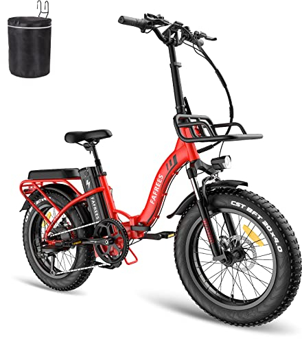 [ Officiell ] Fafrees F20 MAX Fatbike män e-cykel hopfällbar cykel med 48 V 22,5 Ah Samsung-batteri, kvinnor E-cykel 20 tums Ebike, elcykel 54 N.m mountainbike, elektrisk cykel vikbar 150 kg
