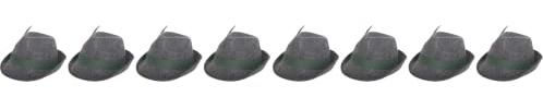 Folat B.V. Sombrero de Lana Tirolesa con Pluma, Sombrero de Lana Trilby (Paquete de 2)