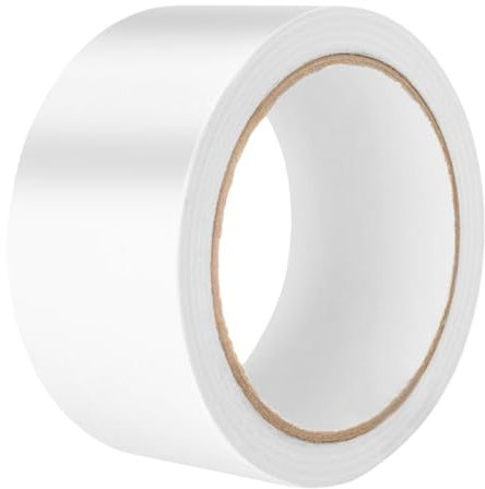 Nogeqi Transparent Weather Stripping Tape 2 Inch X 65.6 Ft Winter Ac Window Sealing Tape Kit Window Air Conditioner Insulation Clear Masking Tape for Shower Glass Gaps and Doors Windows Windproof