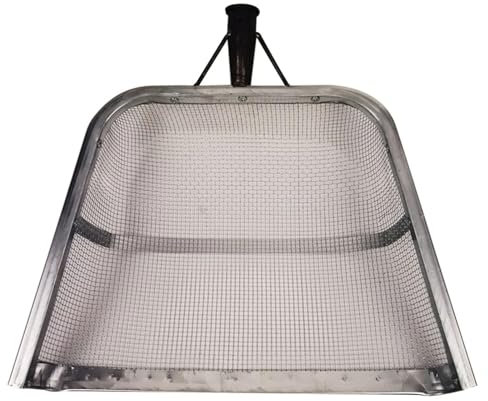Jordfilter Trädgårdsskötsel Jordspade Metall Jordnötssil Jordspade Jordbruksfilter Sil Jordskyffel Jordnötsfilter(4MM) trädgårdsredskap