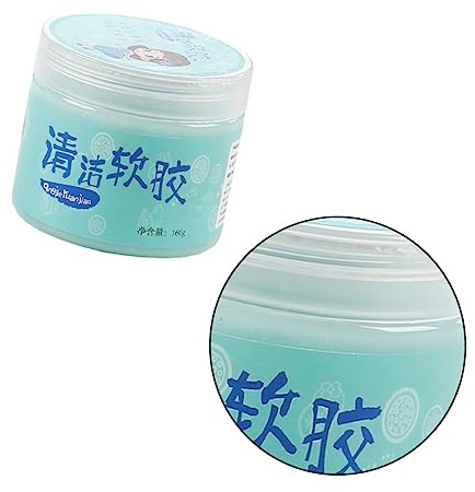 HOMSFOU Gel Nettoyant pour Clavier et Ordinateur Portable, Pâte Nettoyante Anti-poussière Réutilisable, Usage, pour Bureau et Maison, Couleur Bleu Ciel