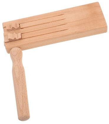 Toyvian Crécelle à Cliquet Bois Traditionnel Mexicain Instrument à Cliquet pour Manifestations Festives Et Événements