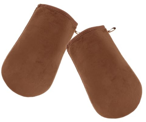LOORGVEL Guantes Autobronceador De Tela De Manoplas Cómodas Para Aplicar Aceite Sin Rayos Uv Distribución Uniforme De Loción Guante Bronceador Corporal