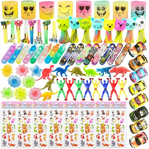 Lubibi Relleno de bolsas de fiesta para niños，80 Piezas Juguetes para Infantiles，Fiesta para Pascua, Halloween, Navidad, Carnaval para Niñas Niños，Cumpleaños Regalos, Premios de Clase Gadgets