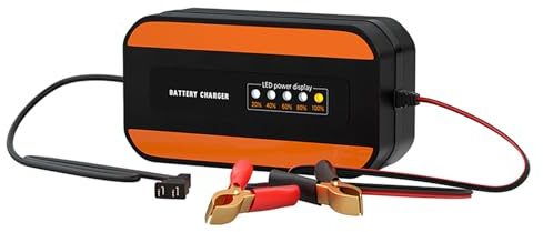 Bilbatteriladdare 12 Volts Fordons Laddare Med Trickle Laddning