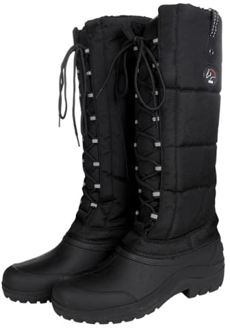 Hkm 11065 Husky Thermal Winter Riding Boots, Black, Unisex 9.5