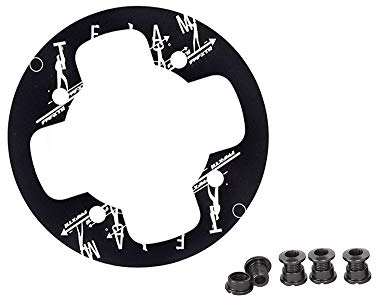 UPANBIKE Kettenblattschutz für Mountainbikes, 104 BCD, Aluminiumlegierung, Fahrrad Kettenschutz für 36~38T, Kettenblatt-Kettenrad