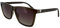 Guess Herren Sonnenbrille Classic Rechteck Vollrand Form GU00044, Transparentes Dunkelgrün, Medium
