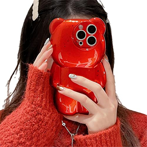 TOBILE iphone 265 case Splash Ink Phone Case For Iphone 14 13 12 11 Pro Max 13 14Pro Glossy Cute Animal Silicone Shockproof Cover-For Iphone 14Pro,T2