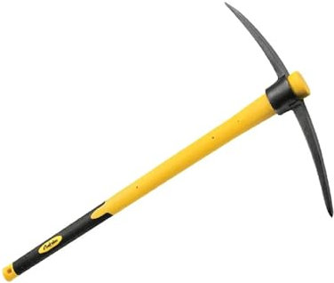 La zappa Piccone italiano con manico anima fibra di vetro e impugnatura in gomma 1,5 kg (100 cm)